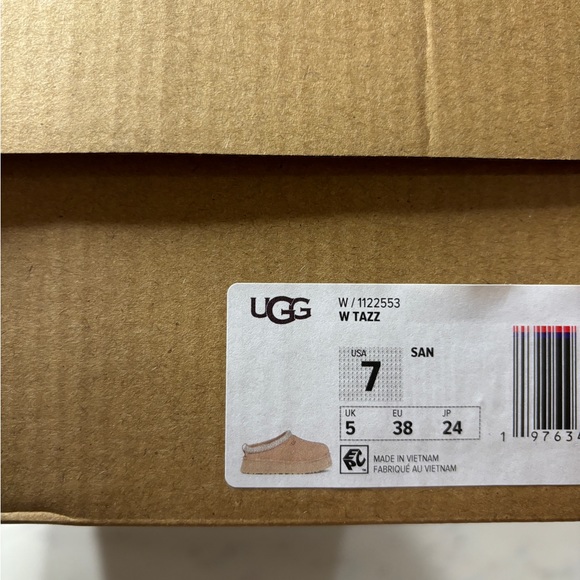 Size 6-10 Brand New Ugg Women Size Tazz Sand Platform Slipper Euro Size 37-41 - Picture 10 of 10
